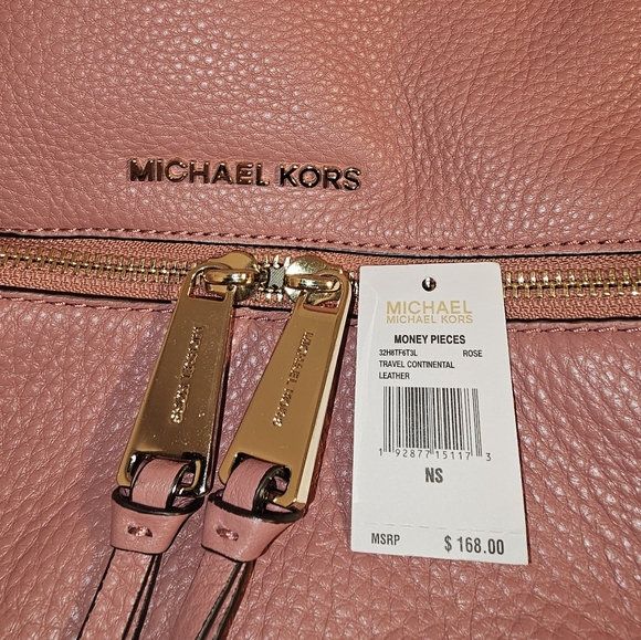 Michael Kors Pink Leather Backpack with Tags main image 13